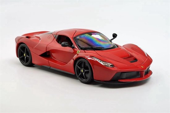 Bburago Ferrari LaFerrari 2014 Rood 1:18 van Merkloos