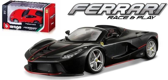 Bburago Ferrari LAFERRARI APERTA 1:43 zwart van Bburago