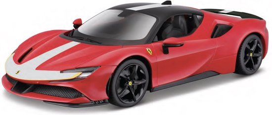 Bburago Ferrari SF90 Stradale Assetto Fiorano modelauto schaalmodel 1:18 van Bburago