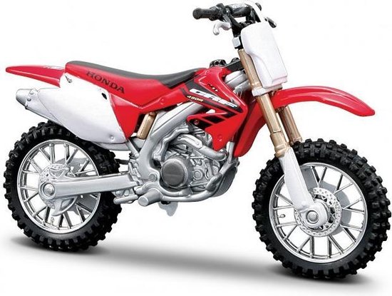 Bburago HONDA CRF 450R rood modelauto schaalmodel 1:18 van Bburago