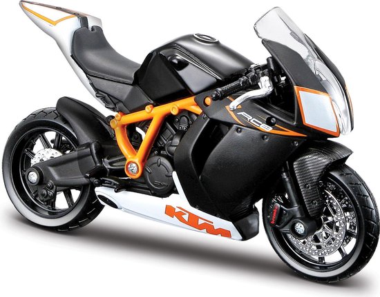 Bburago KTM 1190 RC8 R 1:18 zwart van Bburago