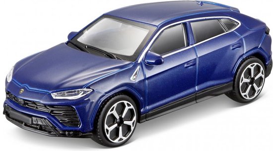 Bburago Lamborghini URUS blauw schaalmodel 1:43 van Bburago