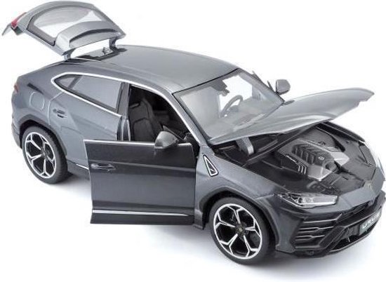 BBURAGO Lamborghini Urus gele metalen verzamelwagen in schaal 1 / 18e van Bburago