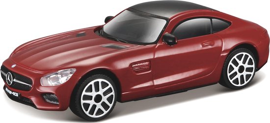 Bburago MERCEDES BENZ AMG GT rood schaalmodel 1:43 van Bburago