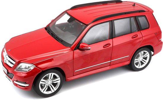 Bburago MERCEDES BENZ GLK-KLASSE 2010 rood schaalmodel 1:32 van Bburago