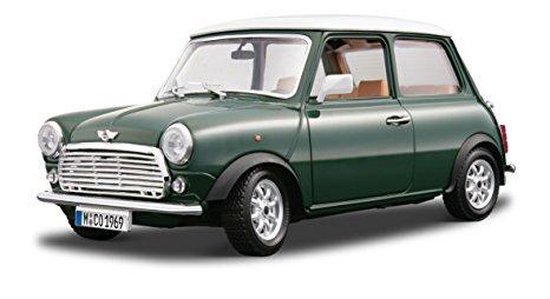 Bburago Mini Cooper 1969 Beige kleur van Bburago