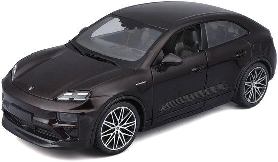 Bburago Modelauto - Porsche Macan - zwart - 19 x 8 x 5 cm - schaalmodel - speelgoedauto van Bburago