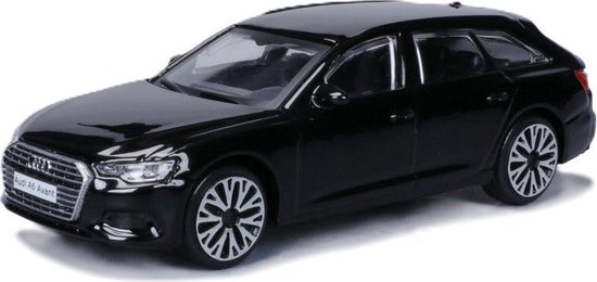 Bburago modelauto/speelgoedauto Audi A6 Avant - zwart - schaal 1:43/11 x 4 x 3 cm van Bburago