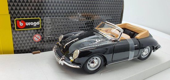 Bburago PORSCHE 356 CABRIOLET 1961 1:24 modelauto schaalmodel van Bburago