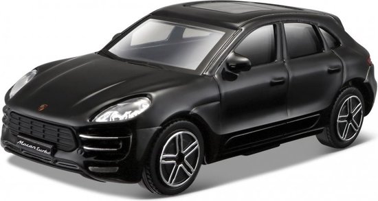 Bburago PORSCHE MACAN zwart schaalmodel 1:43 van Bburago