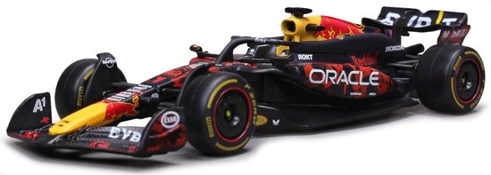 Bburago Red Bull RB20 #1 Max Verstappen – Formule 1 Silverstone Limited Edition – modelauto (ca. 12 cm) – schaal 1:43 van Bburago