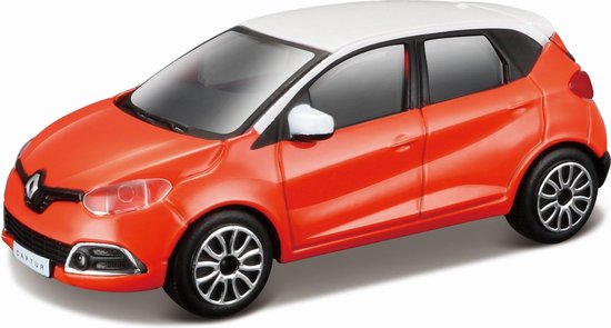 Bburago Renault Captur schaalmodel modelauto 1:43 oranje/wit van Bburago
