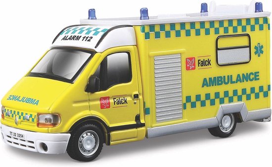 Bburago Renault MASTER FIRE BRIGADE 1:50 modelauto schaalmodel van Bburago