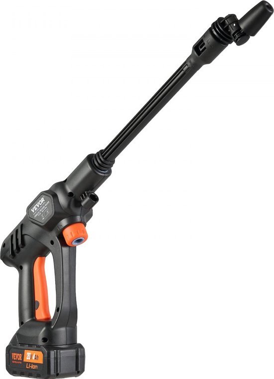 BBV hogedrukreinigers - Terrasreiniger - Hogedrukreiniger auto - Hogedrukreiniger accu - 250W - 50bar - 4L/min van BBV