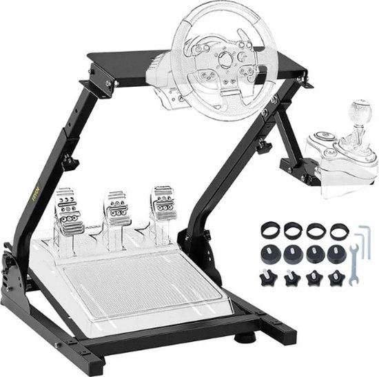 BBV Race Stuurstandaard - Playseat - Race stuur - Wheel stand - Voor Ps4, Xbox & PC - Hoogte verstelbaar van BBV