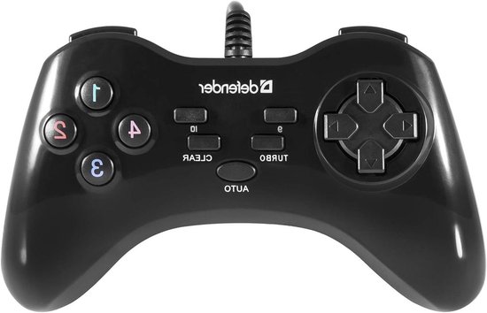 Bedrade Game Controller - Gamepad PC - Spelervaring Verbeteren - Xinput Ondersteuning - 10 Knoppen - Zwart van Merkloos