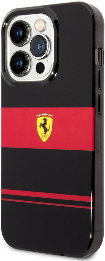 Bescherming Ferrari iPhone 14 Pro 6,1" black hardcase IMD Combi Magsafe van Merkloos