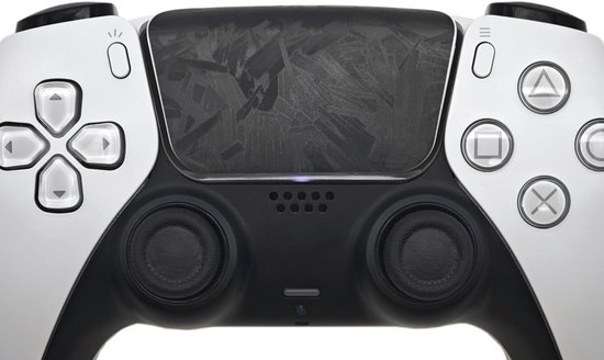 Beschermsticker Touchpad en Achterknoppen voor PS5 DualSense Controller - Diverse Texturen van Merkloos