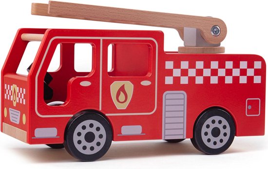Bigjigs Houten Brandweerwagen van Bigjigs