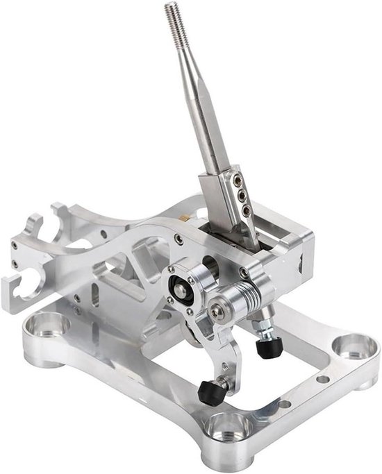Billet Shifter Box - Schakelpook Montage - Auto Rijden Verbeteren - Sterke Verbindingspunten - 1x1x1 cm - Zilver