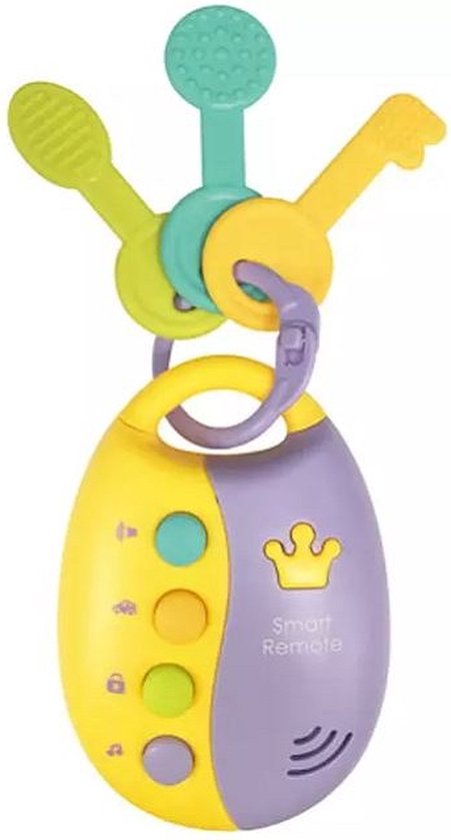 BJoy Auto Kindersleutel voor Baby Peuter Speelgoed Autosleutel met Geluid Cadeau Kerst van BJoy