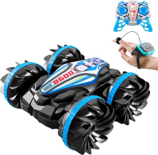 Blyx® - Race Auto Afstandbestuurbaar – Waterdicht – Race auto voor Buiten - Bestuurbare Auto voor Jongens en Meisjes - Blauw van Blyx