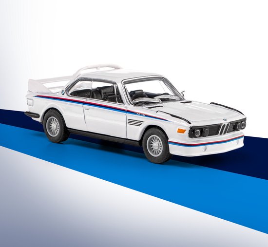 BMW 3.0 CSL '75, wit (Majorette Collection) van Merkloos