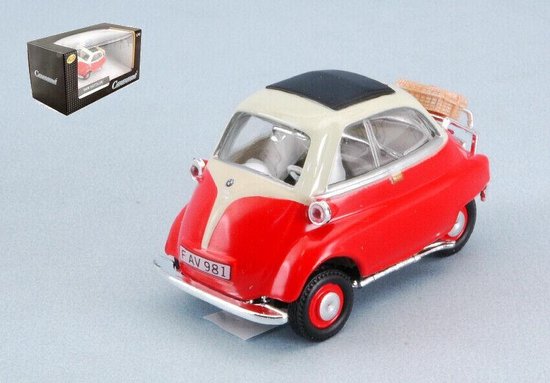 BMW Isetta 250 Rood / Wit 1:43 Cararama van BMW