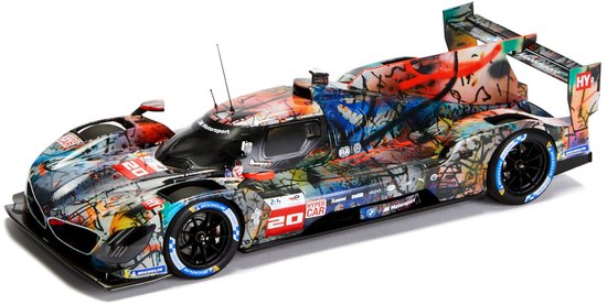 BMW M Hybrid V8 Art Car #20 van de Linde / Frijns / Rast (24H Le Mans) 1:18 Spark 80435B54CC9 van BMW