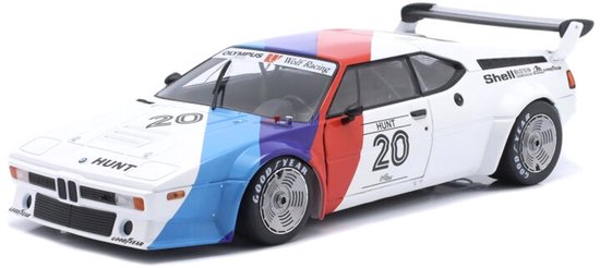 BMW M1 Procar 1979 - James Hunt - Werk83 modelauto 1:18 van Merkloos