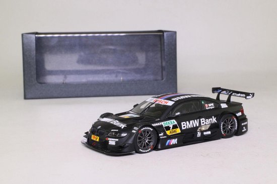BMW M3 DTM E92 BRUNO SPENGLER ZWART 1:43 van BMW