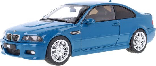 BMW M3 (E46) Norev Modelauto 1:18 2000 183001 Schaalmodel van Merkloos