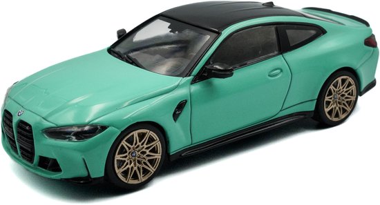 BMW M4 (G82) Competition '23, groen Solido schaal 1:43 van Solido