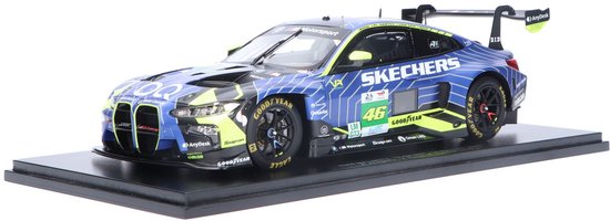 BMW M4 GT3 Spark Models Modelauto 1:18 2025 Ahmad Al Harthy / Kelvin van der Linde / Valentino van Merkloos