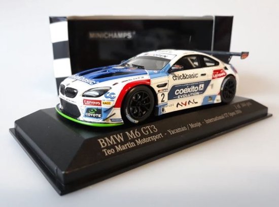 BMW M6 GT3 #2 Teo Martin Motorsport International GT Open 2016 - 1:43 - Minichamps van BMW