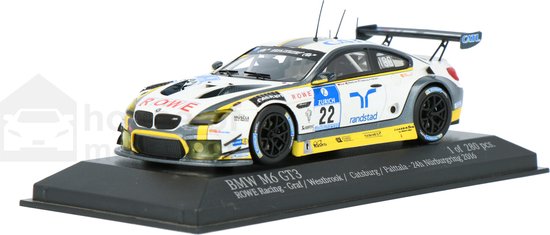 BMW M6 GT3 Minichamps Modelauto 1:43 2016 Klaus Graf / Richard Westbrook / Nick Catsburg / Markus van BMW