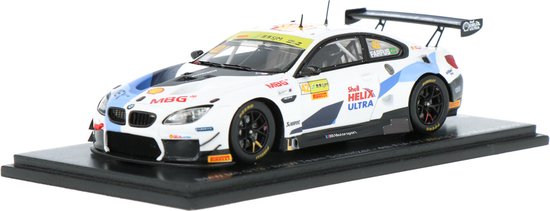 BMW M6 GT3 Spark Modelauto 1:43 2019 Augusto Farfus Schnitzer SA212 FIA GT World Cup Macau van BMW