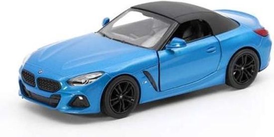 BMW Z4 (Blauw) 1/36 Kinsmart - Modelauto - Schaalmodel - Model auto  - Miniatuurauto - Miniatuur autos van BMW