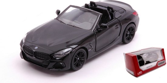 BMW Z4 (Zwart) (10 cm) 1/36 Kinsmart {Modelauto - Schaalmodel - Miniatuurauto} van BMW