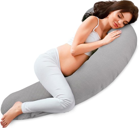 Borstvoedingskussen,zijslaapkussen, Katoen -pregnancy pillow, support pillow van First-Moments.