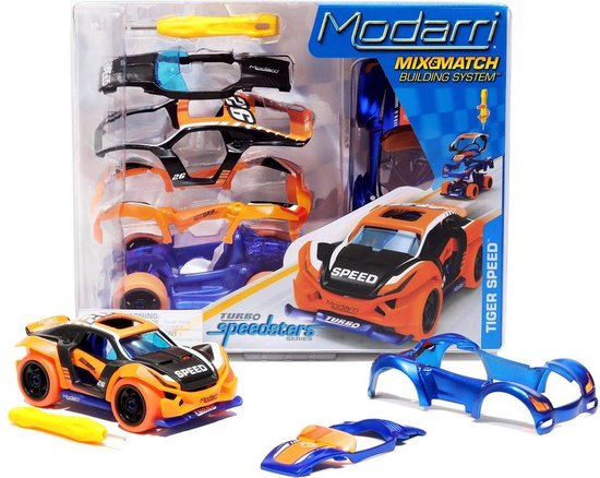 Bouwpakket - Bouw een Auto - Modarri Tiger Speed - Turbo Car van Merkloos
