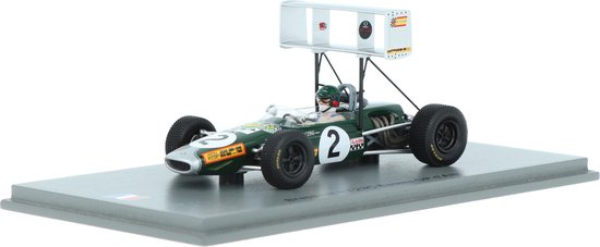 Brabham BT23 Ford Cosworth Spark Modelauto 1:43 1968 Jochen Rindt Roy Winkelmann Racing SF251 van BRA