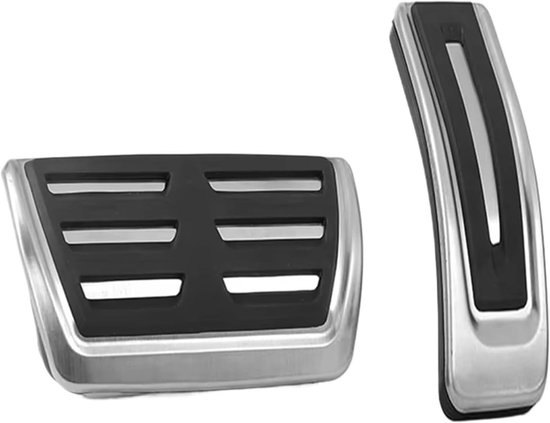 Brandstofpedaal Afdekking - Auto Pedaal - Verbeter Rijervaring - Antislip Ontwerp - 2 Stuks - Zilver