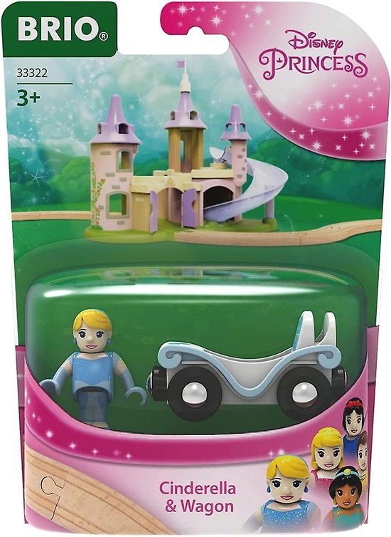 BRIO Cinderella & Wagon (Disney Princess) 33322 van BRIO