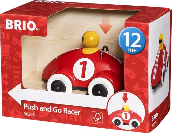 BRIO Push & Go Race auto -30226 van BRIO