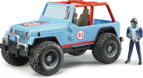 Bruder Jeep Cross-country terreinwagen met bestuurder 1:16 02541 van BRUDER