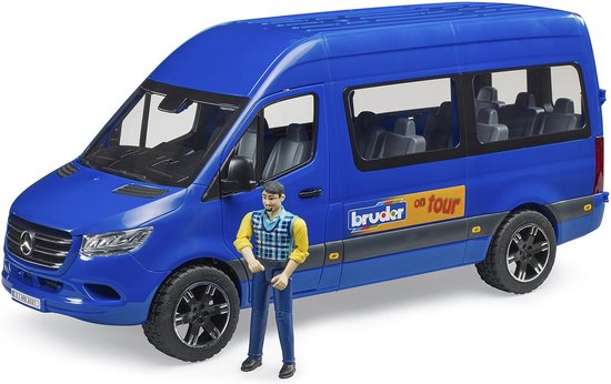 Bruder MB Sprinter Bus met chauffeur van BRUDER