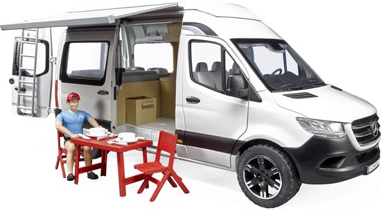 BRUDER MB Sprinter Campe van Merkloos