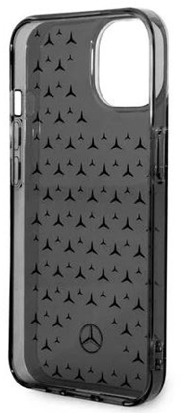 Budi, Coque pour Geschikt voor Apple iPhone 14 Antichocs Design Luxueux avec Motifs Logo, Zilver van Merkloos