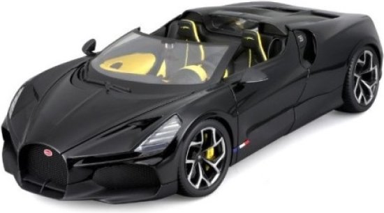 Bugatti Mistral modelauto 1:18 zwart Maisto van Maisto